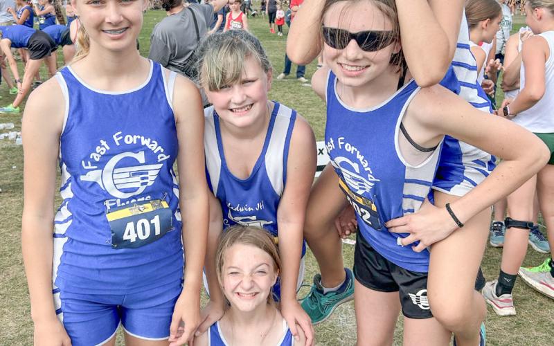 GJHS CC GIRLS COMPETE AT SHEPHERD BLUEJAY INVITE