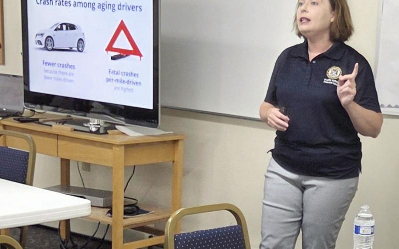 Patricia Heiler, an Aging Driver Specialist, presents tips for driving safely, especially as a person ages.