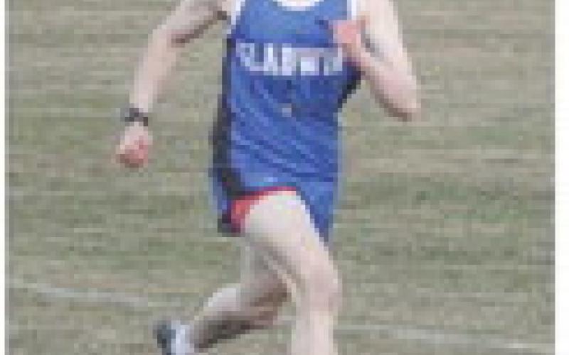 Gladwin’s Myles Robinson won the 400 and took second in the 200 Friday at the Fowlerville Early Season Opener.