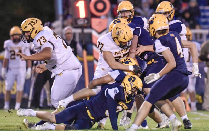 Ogemaw Heights ran its winning streak to seven and headed into this week’s Division 5 playoffs as the top seed in the Division with a victory at Croswell-Lexington Friday night. PHOTO COURTESY OF MINDY STOKOSZYNSKI