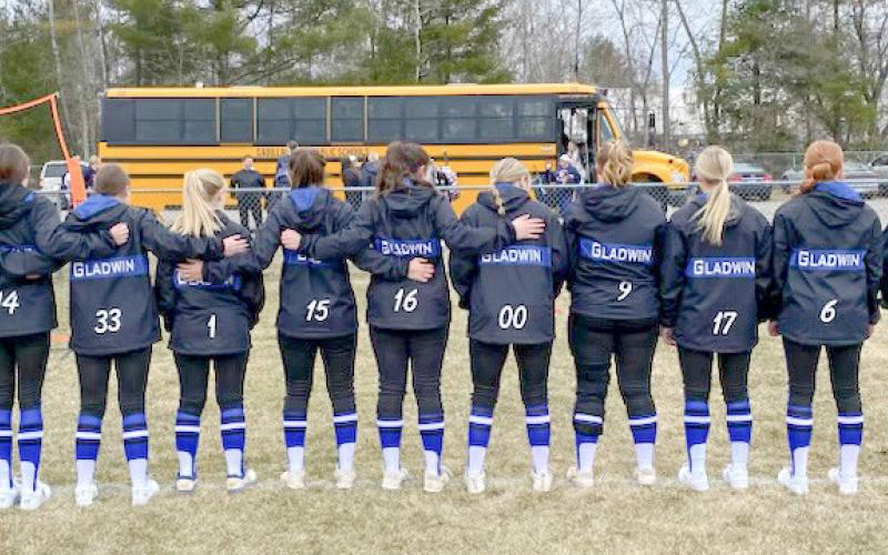 Gladwin Varsity Softball girls say “Thank you!”