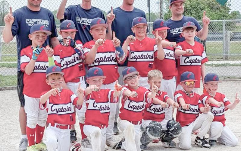 Gladwin County Captains 8U baseball team