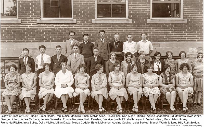 A LOOK BACK IN TIME | GLADWIN CLASS OF 1929