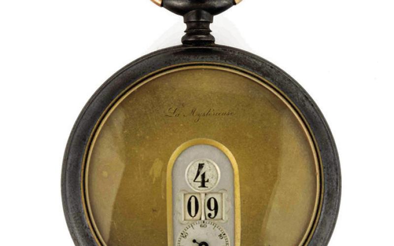 The first “jump hour” watch, which displayed the hour and minute as discrete digits, was invented in 1883.