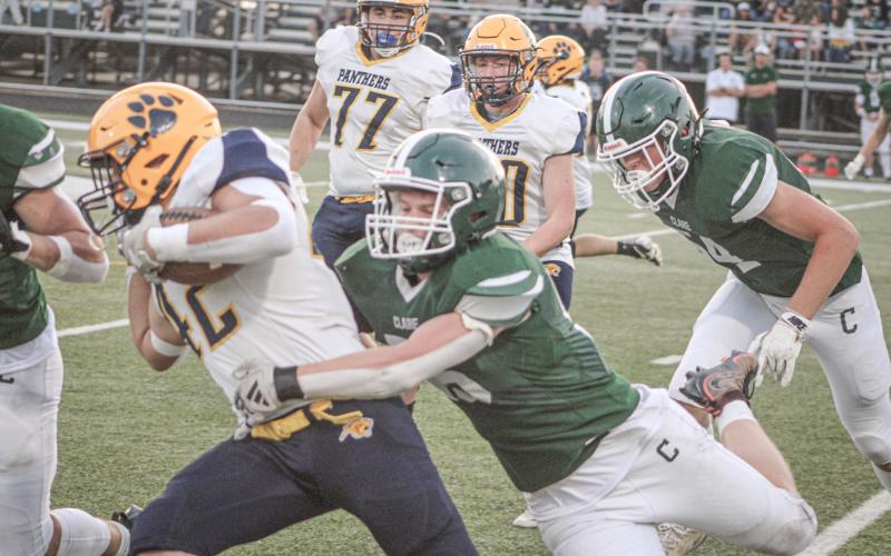 Brendan Burton and Clare wrapped up the regular season with a tough loss at Petoskey last week and will take on Saginaw Swan Valley in the first round of the playoffs Friday.