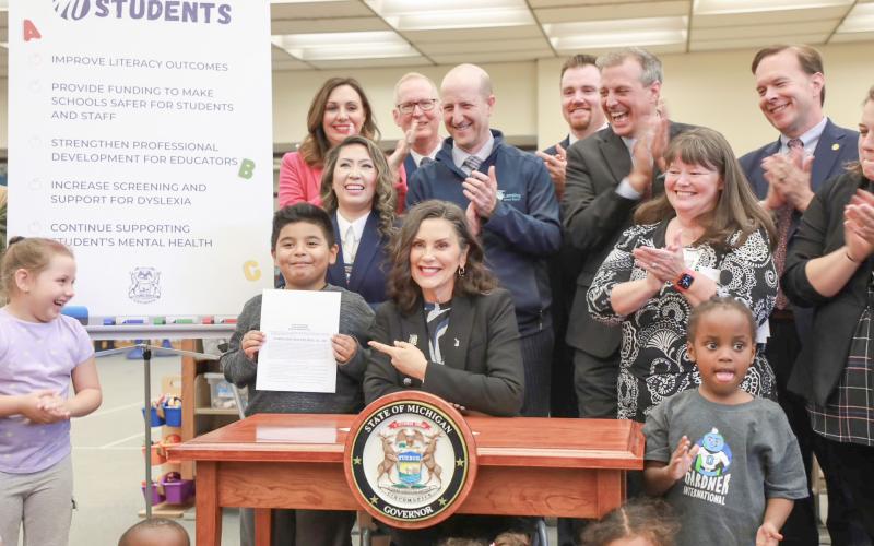 Gov. Whitmer signs bills to support Michigan students and schools