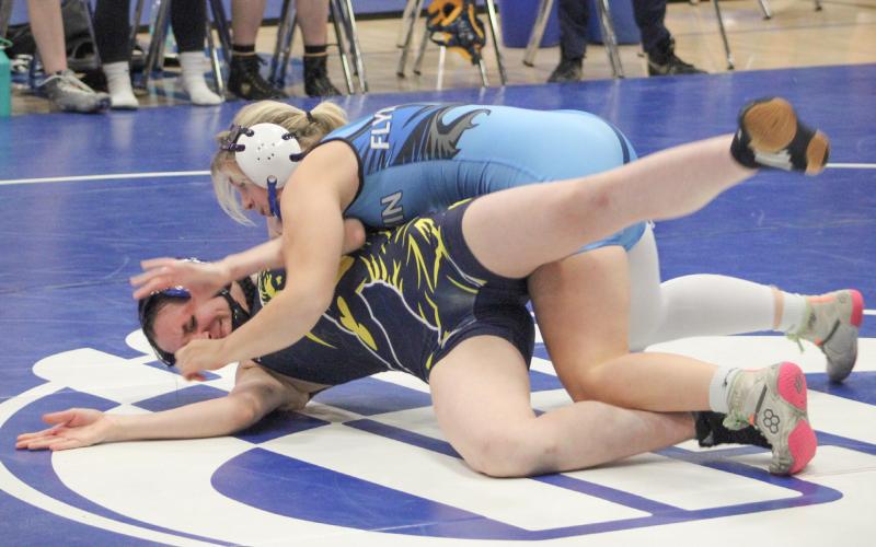 Gladwin and Lily Miller wrestled at Reed City on Sunday and will host a tournament Friday to kick off the new year.