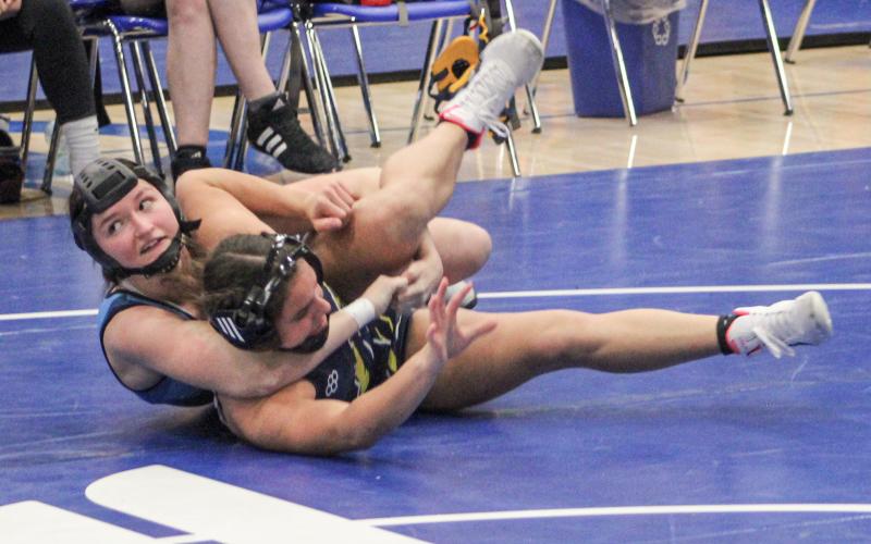 Gladwin’s Abby Thume placed second at 130 pounds at a recent invitational and is scheduled to return to action Friday when the Flying G’s host a tournament.