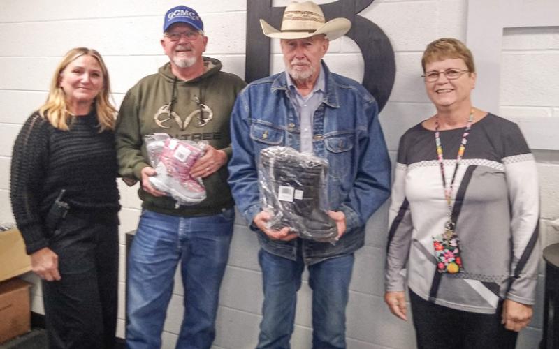The Gladwin Christian Men’s Club donate boots