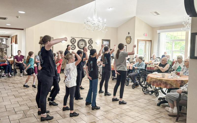 Gail Wildfong School of Dance entertained residents at The Brook in Gladwin.