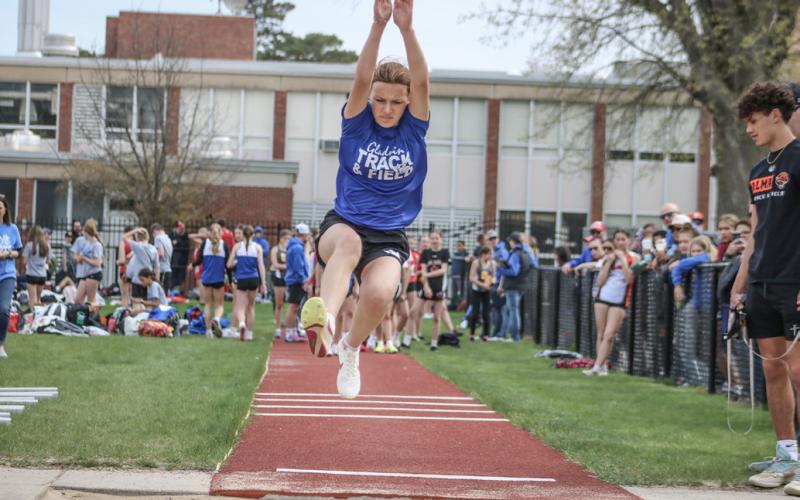 GJHS GIRLS TRACK COMPETED AT ALMA COLLEGE