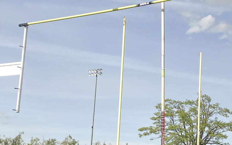 Gladwin pole vaulter Drake Ross soared to All-State honors at the Division 2 MHSAA Finals Saturday at Hamilton.