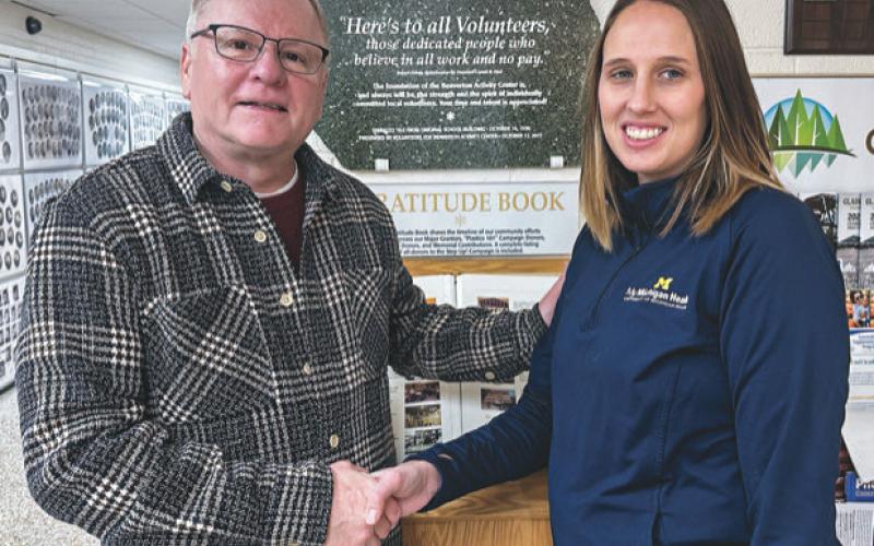 Pictured are Scott Govitz, BAC President Emeritus and Renee Lang, BAC Board President.