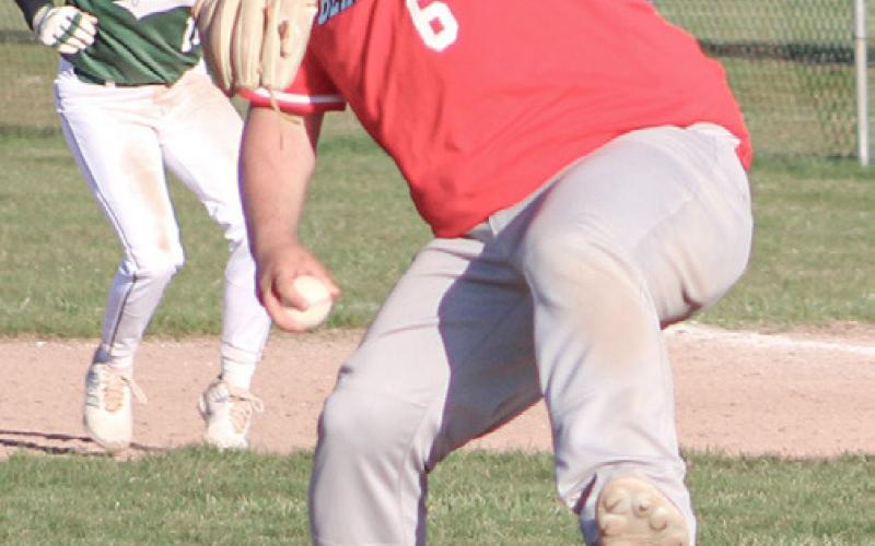 Beaverton pitcher Leland Love winds and fires last Thursday.