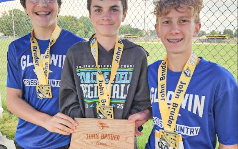 Runners on Gladwin’s junior high cross country teams were decorated with awards after two successful meets last week.