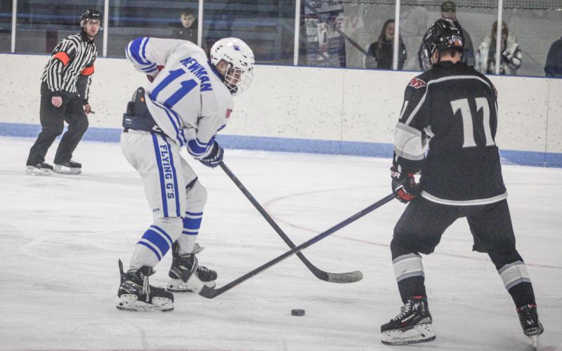 Moe Newman and the Gladwin hockey team finished the season with a record of 19-7-1 after being knocked out of the state tournament with a loss to Alpena in the regional final last week.