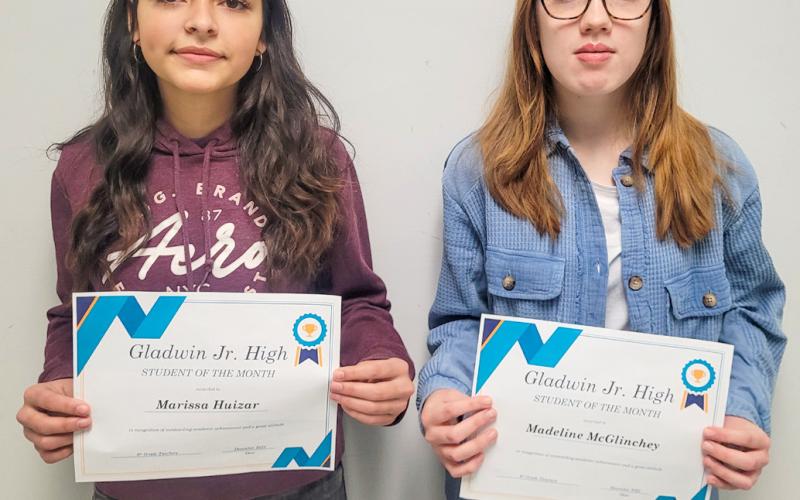 Marissa Huizar and Madeline McGlinchey