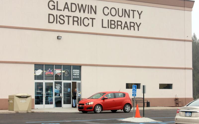 The Gladwin County District Library is located at 402 James Robertson Dr. in Gladwin.
