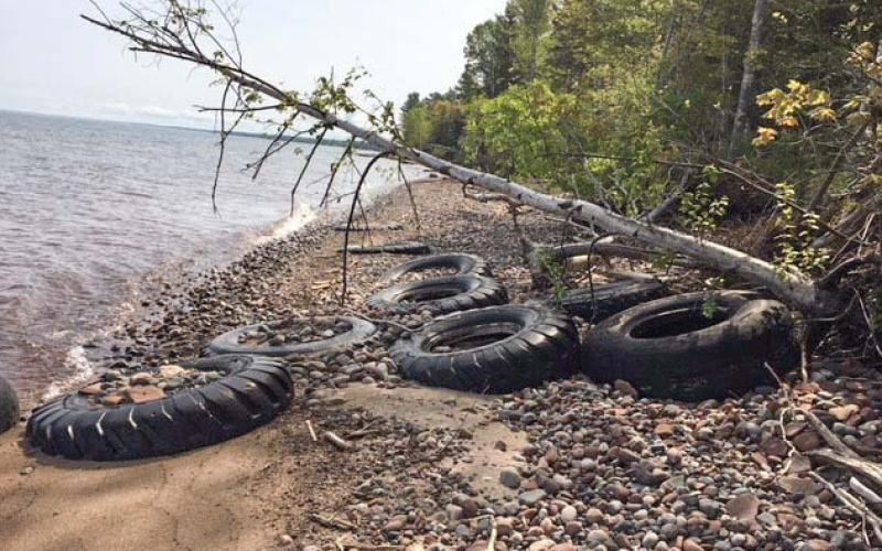Thousands of tires hitting the roads may end up in them