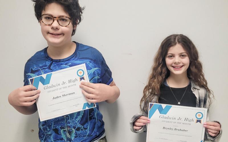 Jaden Sherman and Brynley Brubaker