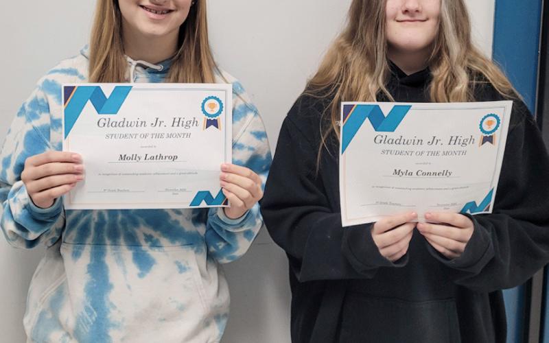 Molly Lathrop and Myla Connelly