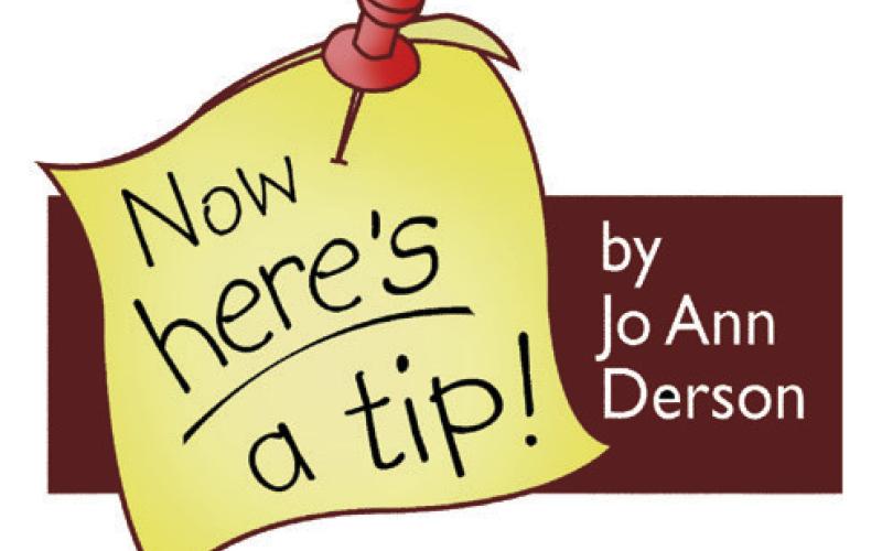 Now here’s a tip
