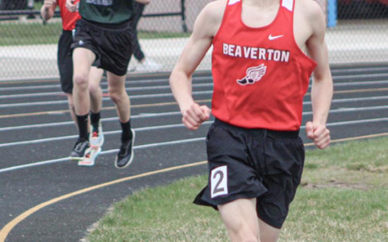 Beaverton’sGageSpencer ran first in the 3200 and third in the 1600 last week at Gladwin.
