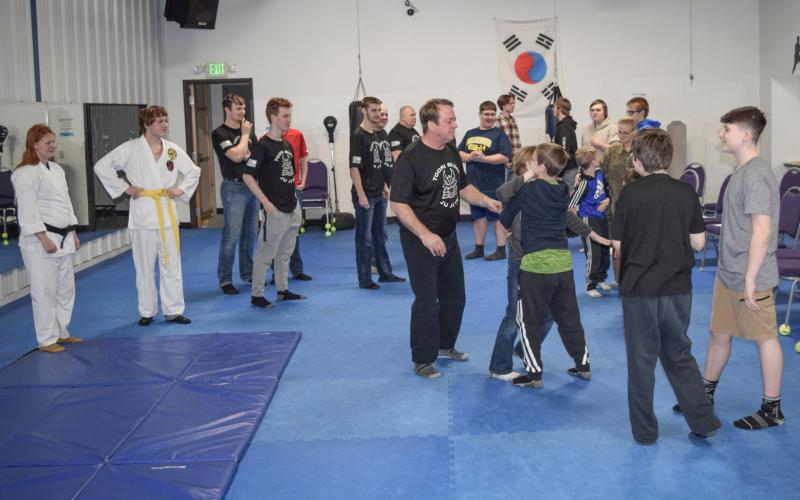 GLADWIN SCOUTS RECEIVE SELF DEFENSE TRAINING FROM AMERICAN LEGION
