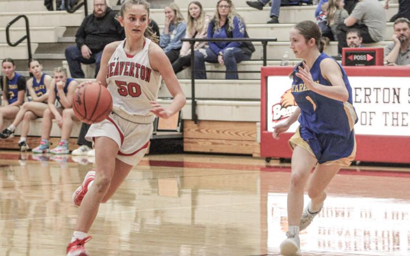 Myah Hubble had an All-Conference season as a freshman last year and will be back at point guard for Beaverton this season.