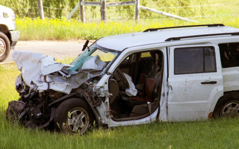 Two car accident on M-18