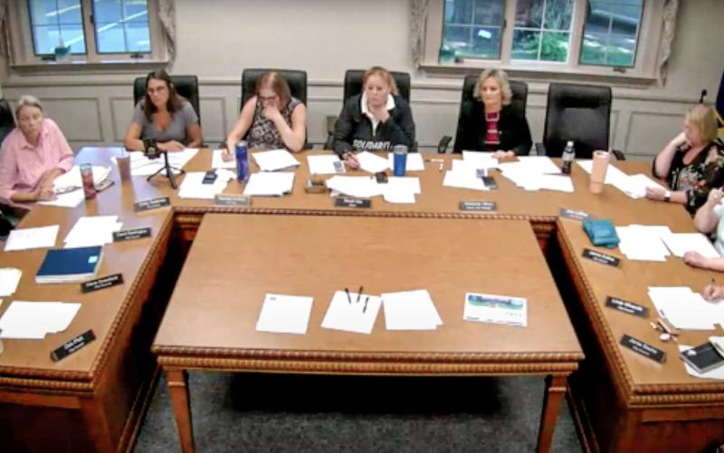 Pictured is the Gladwin City Council from the Monday night meeting. YOUTUBE