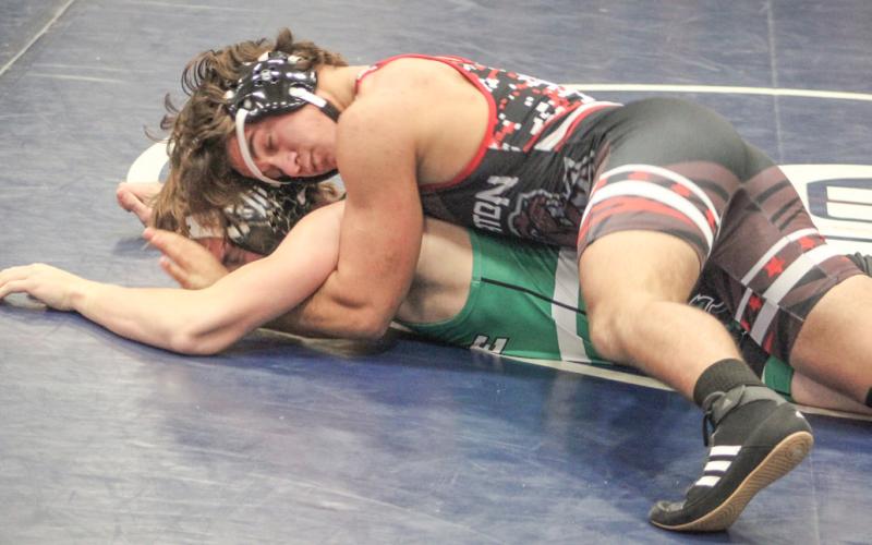 Beaverton’s Logan Swartzmiller was First Team All-Jack Pine Conference in Division 2 at 150 pounds.