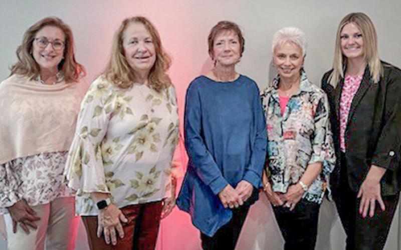 2024 Bra-La-La Committee members pictured left to right: Patti Regnery, Jaye Smith, Linda Lay, Daureen Pisano and Kelsey Killinger. The evening successfully raised more than $27,000 for the Breast Health Fund of MyMichigan Medical Center Gladwin.