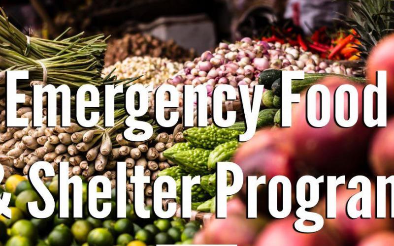 Emergency Food and Shelter Funds available