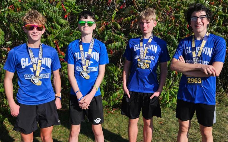 The Gladwin Junior High boys ran well against 17 other schools during the Shepherd Invite, with four runners bringing home medals.