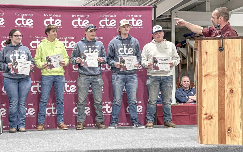 Clare-Gladwin CTE Construction Trades students were recognized at the Student Excellence Awards, held at the Magnus Center Construction Trades building. Students received honors in categories such as Above &amp;amp; Beyond, Most Improved, Outstanding, and Work-Based Learning.
