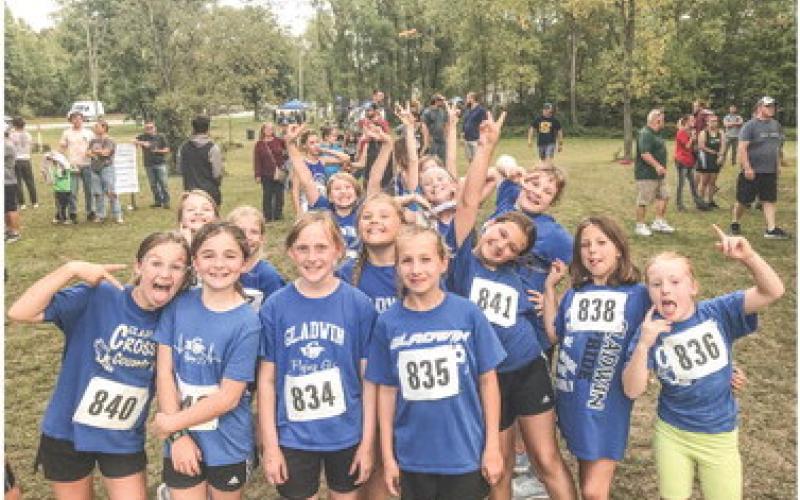 Gladwin Intermediate girls cross country team