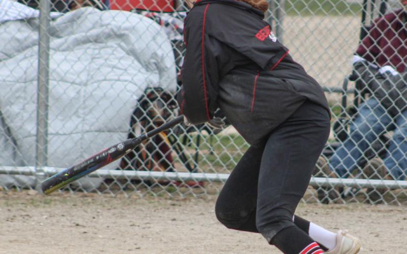 Beaverton’s Bryar Pollard had a total of five hits in two games last week when the Beavers split a doubleheader with Harrison.