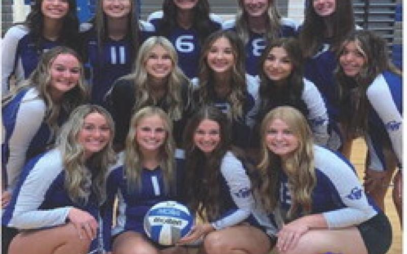 Gladwin Volleyball beats Clare Pioneers on home court