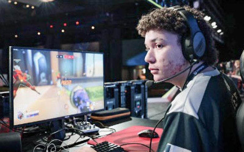 Pictured is Joseph “Lep” Cambriani, one of five Northwood Esports studentathletes who will be competing in the 2025 Esports World Cup in Saudi Arabia, at the 2025 Collegiate Esports Commissioners Cup in Arlington, Texas.