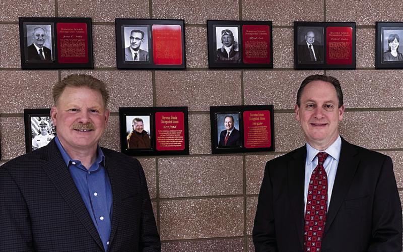 Left to right: Steve French, John Gaber.