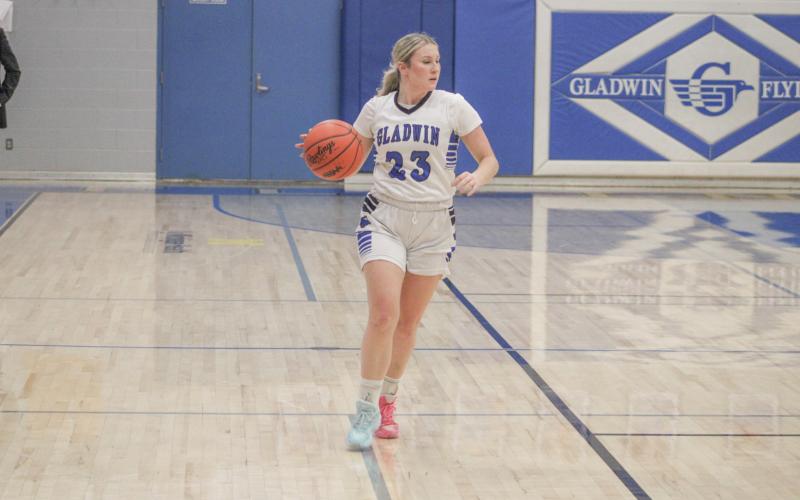 Liz Winchester scored 17 points Monday night to lead Gladwin to a 47-26 victory over visiting Coleman that gave the Flying G’s their first win of the season.