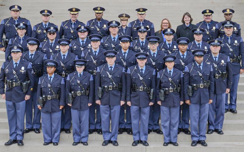 27th Motor Carrier Officer Recruit School graduates.