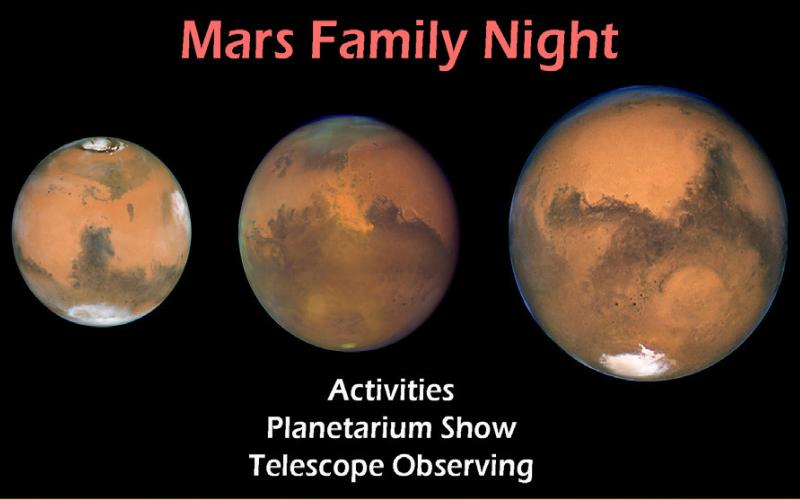 Head to the Delta College Planetarium for a free event all about Mars