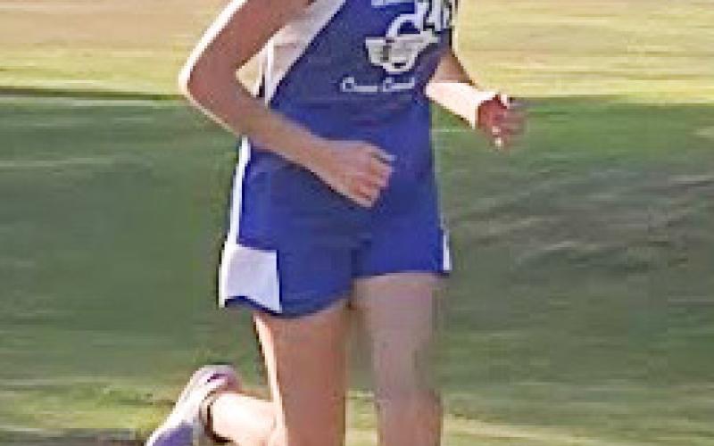 Vada Povey has been running well for the girls team.