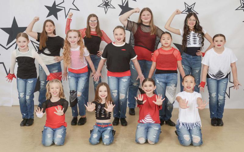 Junior/Intermediate Tap “Stop the Rock” received Double Platinum and second overall in the junior large group division.
