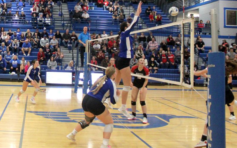 Gladwin put up a road block and earned the Cedar Cup by beating visiting Beaverton in four sets just two days after falling to the Beavers at an invitational.