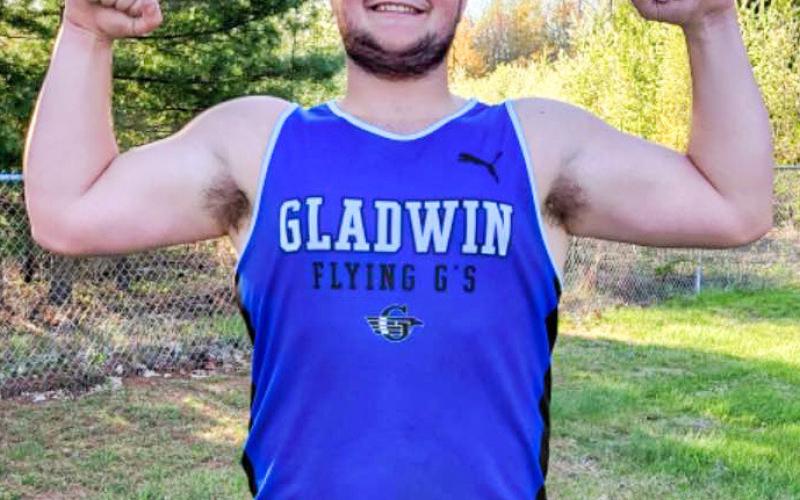 Logan Klein broke the Gladwin High School Shot Put record of 50 feet, five inches, that was set in 1988. At the Meridian Conference Meet, Logan threw 51 feet, nine inches.