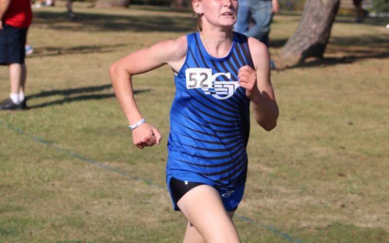 Gladwin’s Madison Louk won a medal after placing 40th at Shepherd’s Blue Jay Invitational Saturday.