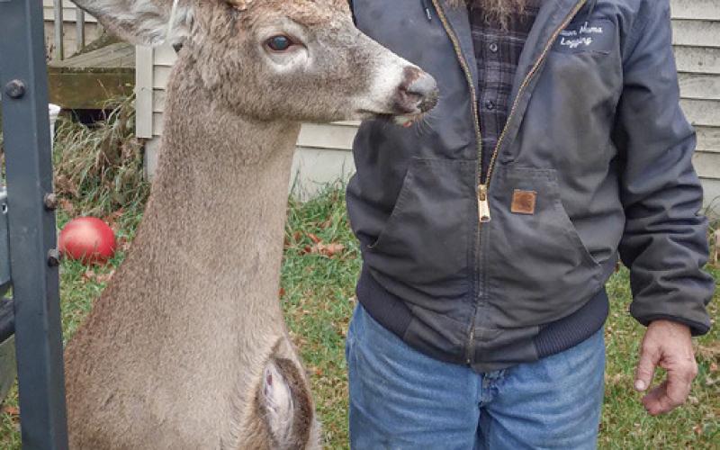 On November 16, 2024, Tim Goodwin harvested a 9-point deer hunting on property in Sage Township.